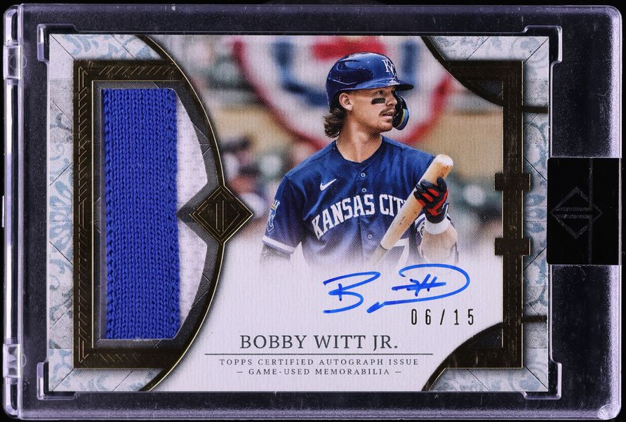 2024 Topps Transcendent Collection Bobby Witt Jr. PATCH AUTO /15 