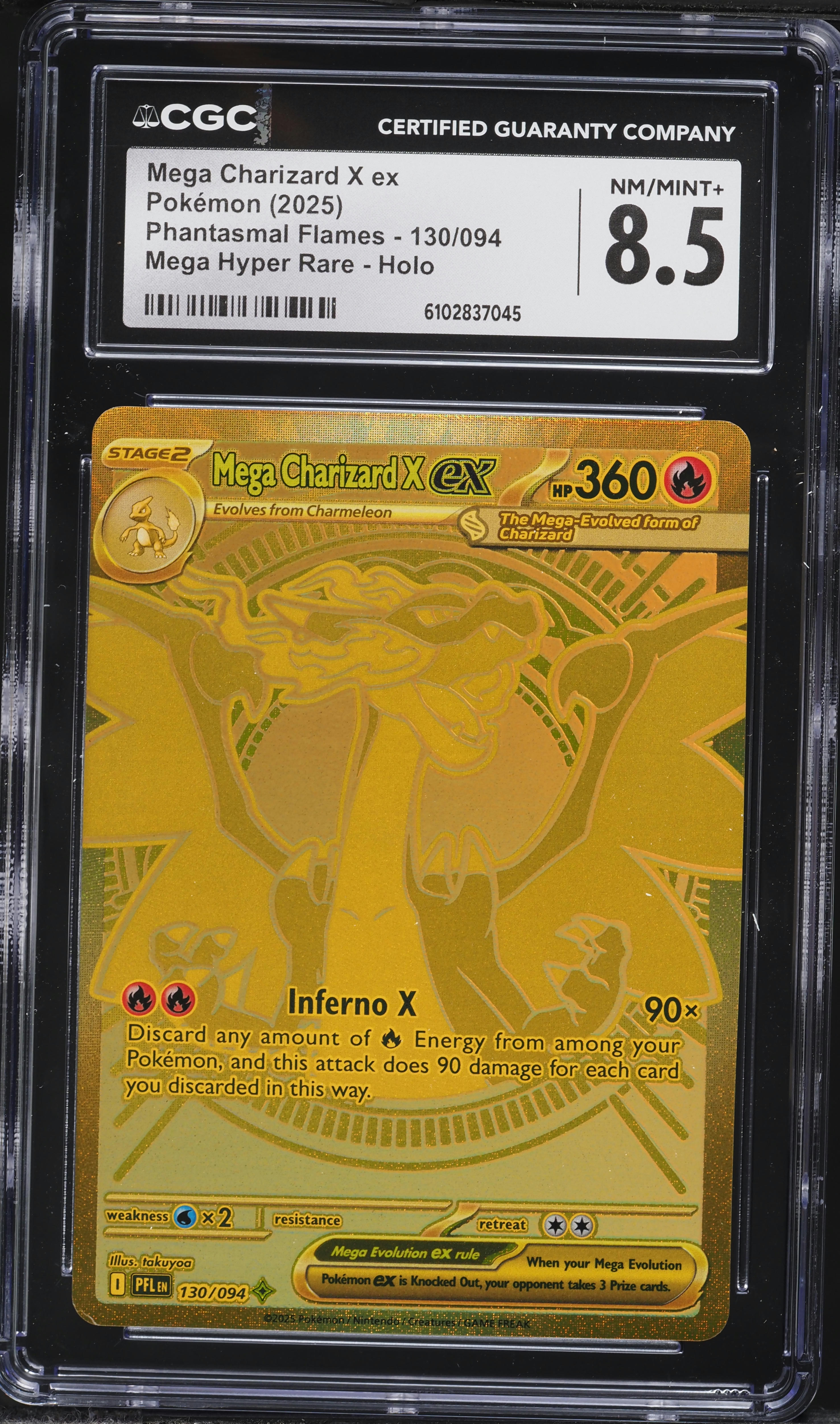 pokemon golden charizard card Amazon.com: Pokemon - Charizard ex 228/197 - Obsidian Flames - Hyper Rare main image 0