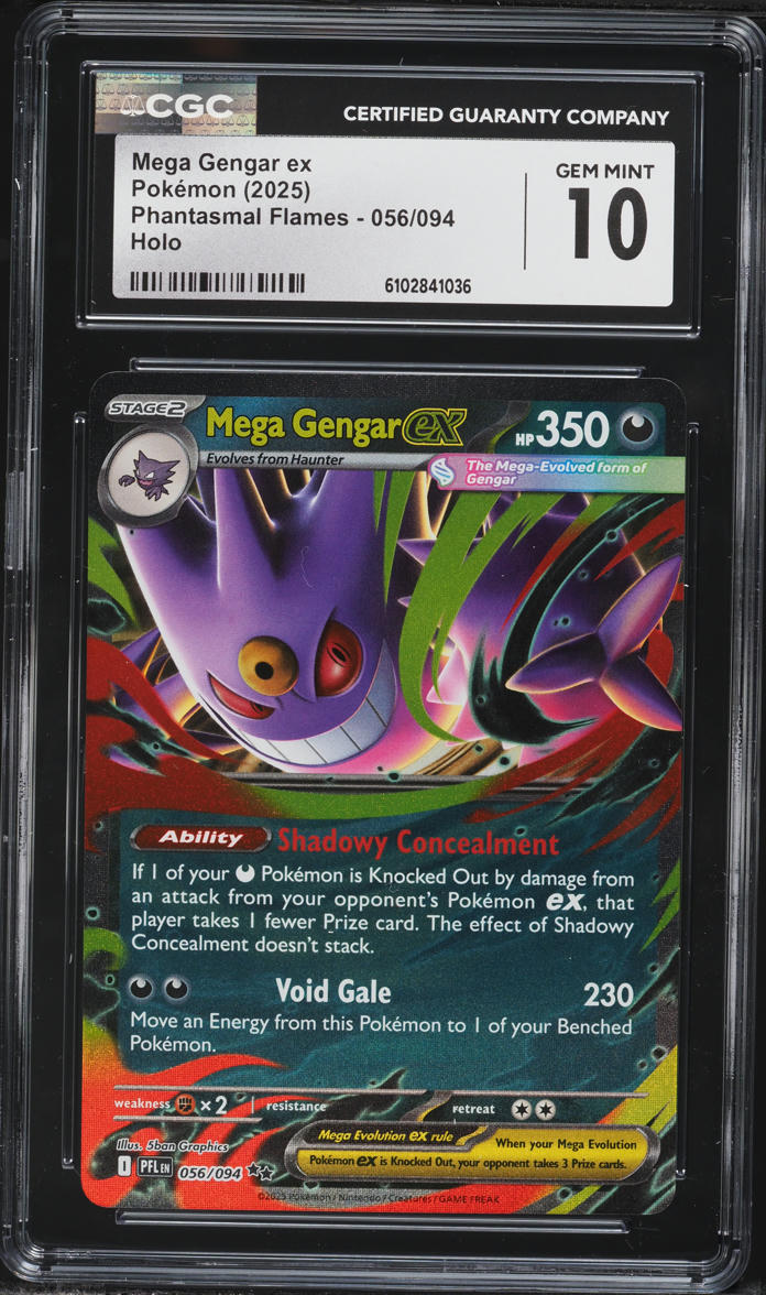 what is a graded pokemon card Amazon.com: Gengar ex 104/162 - Pokemon Temporal Forces - 2 Card Set main image 0