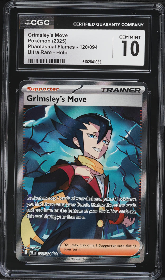 grimsley pokemon card 234/236 Move up to 3 damage counters from 1 of your opponents Pokmon to another of their Pokmon Grimsley's Move 090/094 Me02: Phantasmal