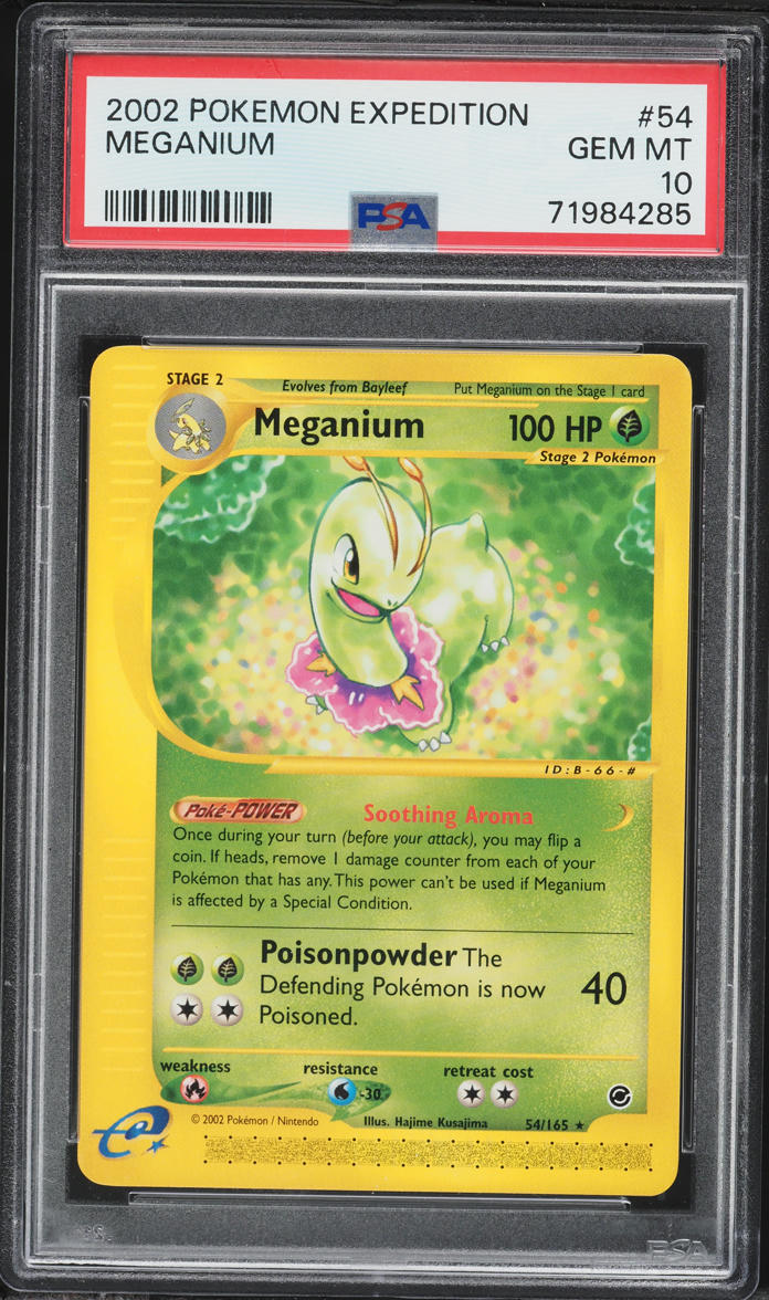 2002 Pokemon Expedition Meganium #54 PSA 10 GEM MINT