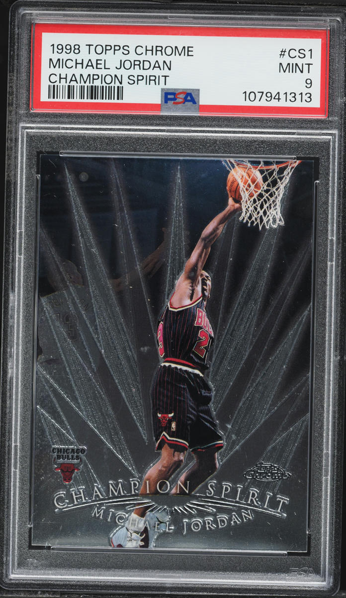 1998 Topps Chrome Champion Spirit Michael Jordan #CS1 PSA 9 MINT