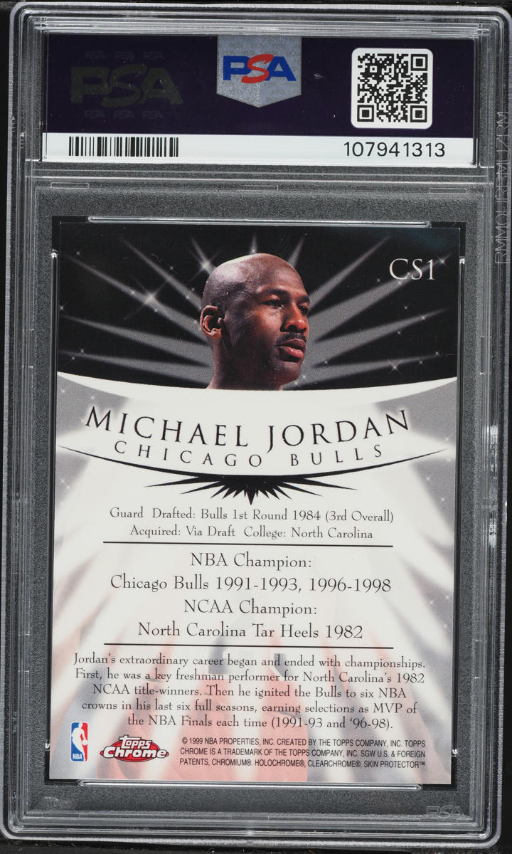1998 Topps Chrome Champion Spirit Michael Jordan #CS1 PSA 9 MINT