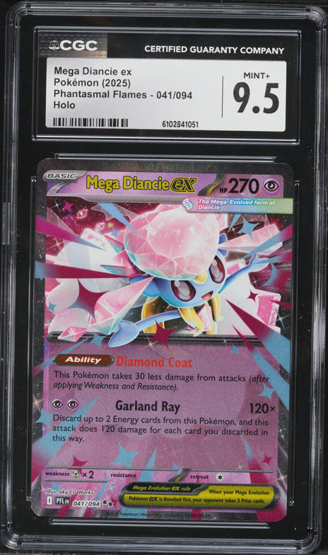 2025 Pokemon Japanese Mega Dream Ex MA Mega Diancie ex #227 CGC 10