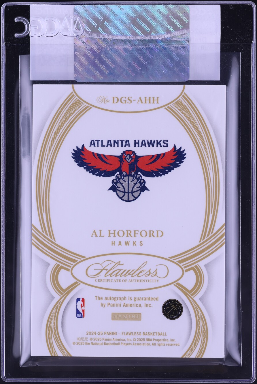 2024 Panini Flawless Draft Gem Signatures Emerald Al Horford AUTO 5/5 #DGS-AHH CGC AUTH