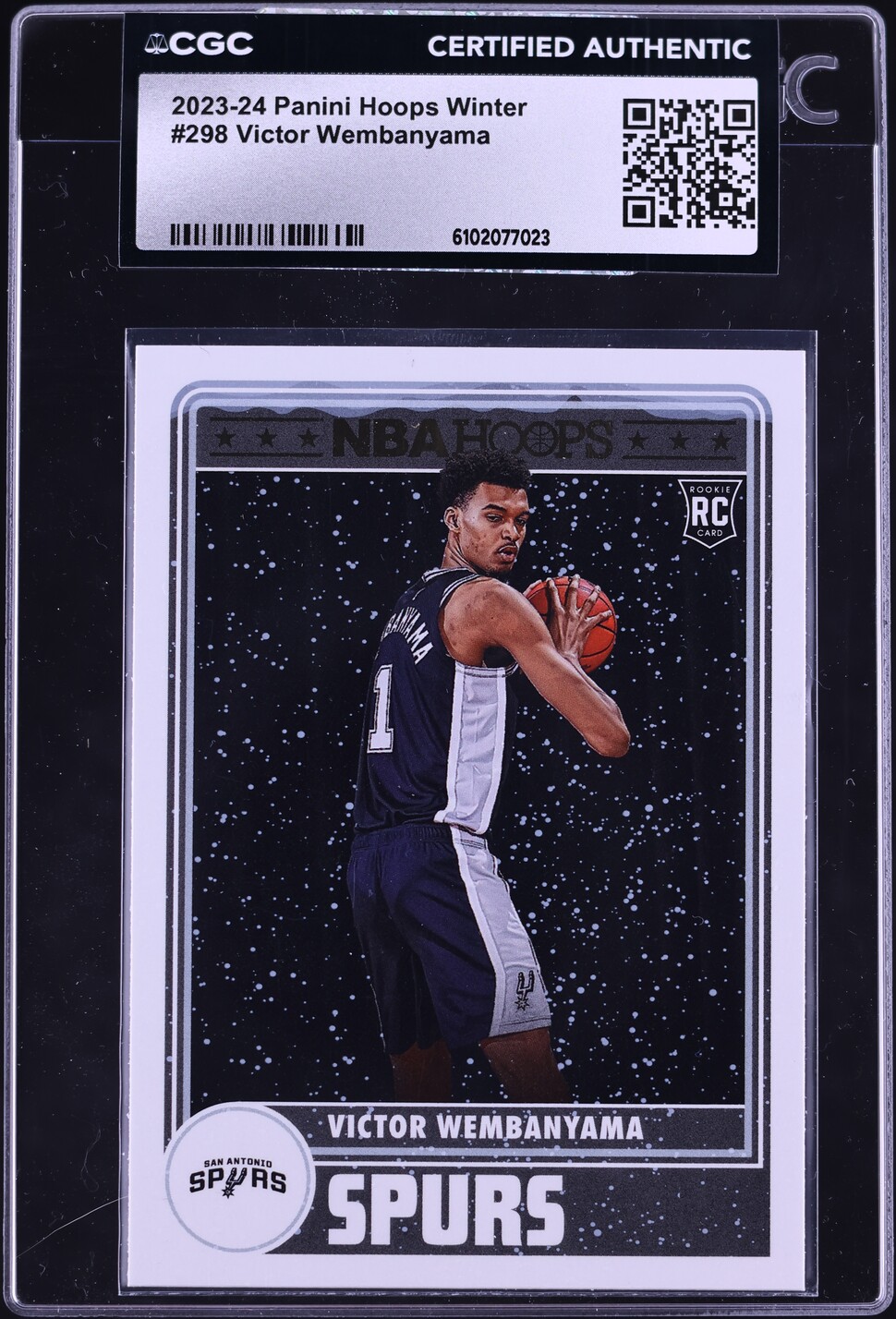 2023 Hoops Winter Victor Wembanyama ROOKIE #298 CGC AUTH