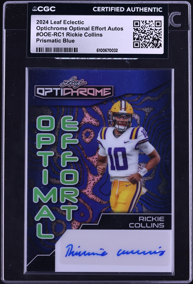 2024 Topps Sapphire Danielle Collins PSA Topps Chrome Sapphire