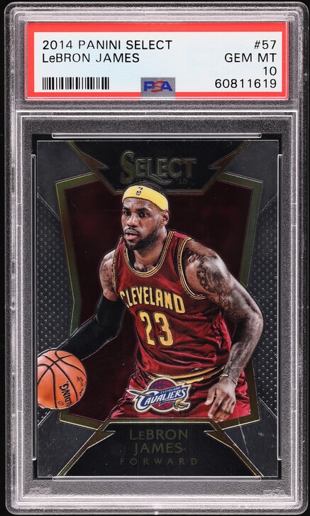 その他 PSA 10  Lebron  james 2014 Select Basketball LeBron James #57 PSA 10 GEM MINT on