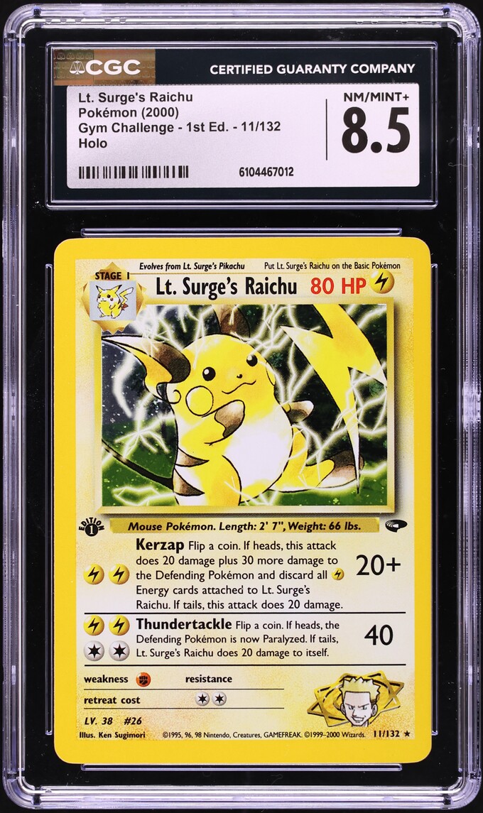 lt surge's pikachu pokemon card value (055/217) [Mega Evolution: Ascended Heroes] Lt. Surge's Pikachu [Kuchiba City]