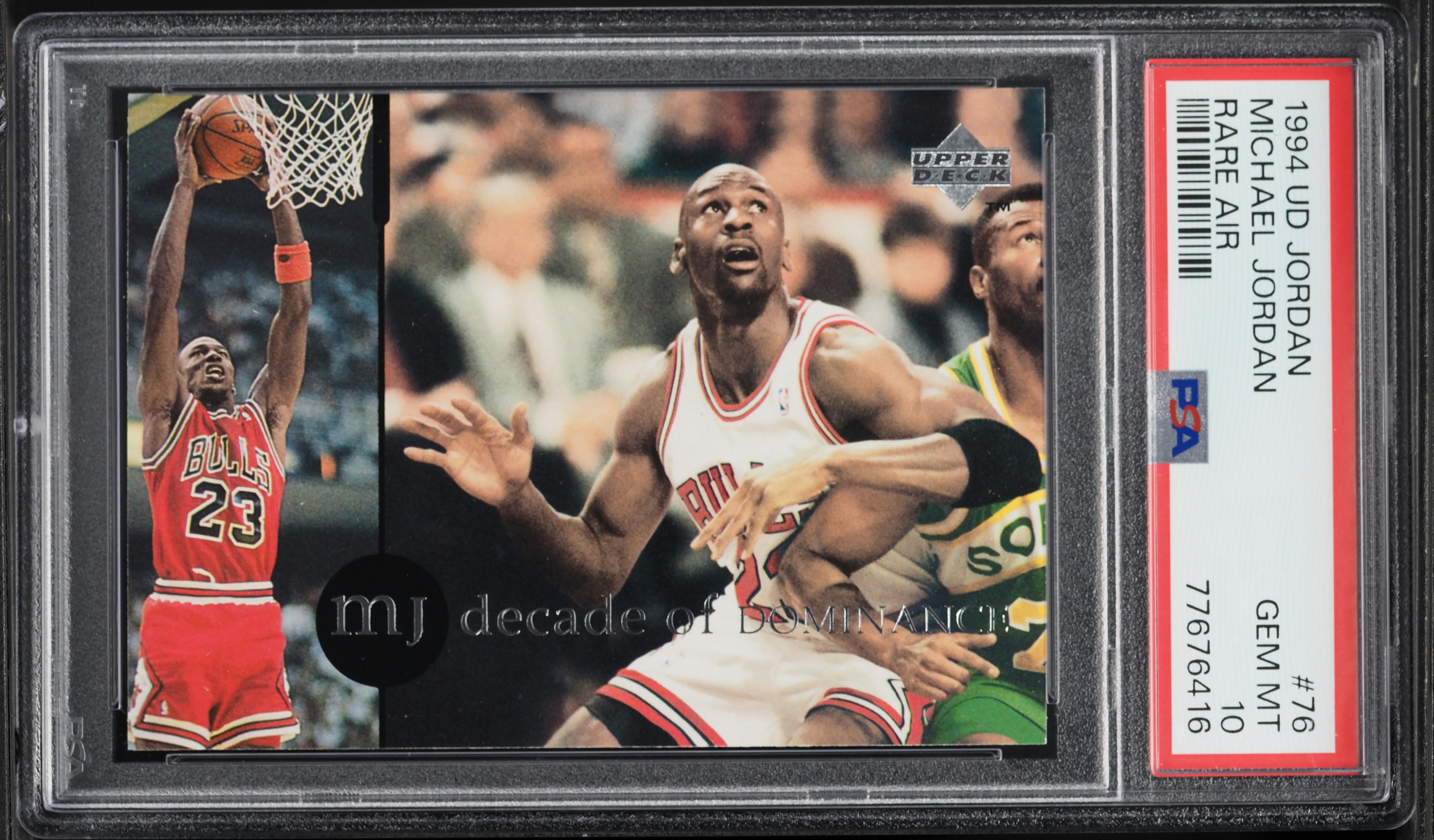 1994 Upper Deck MJ Rare Air Michael Jordan #76 PSA 10 GEM MINT on