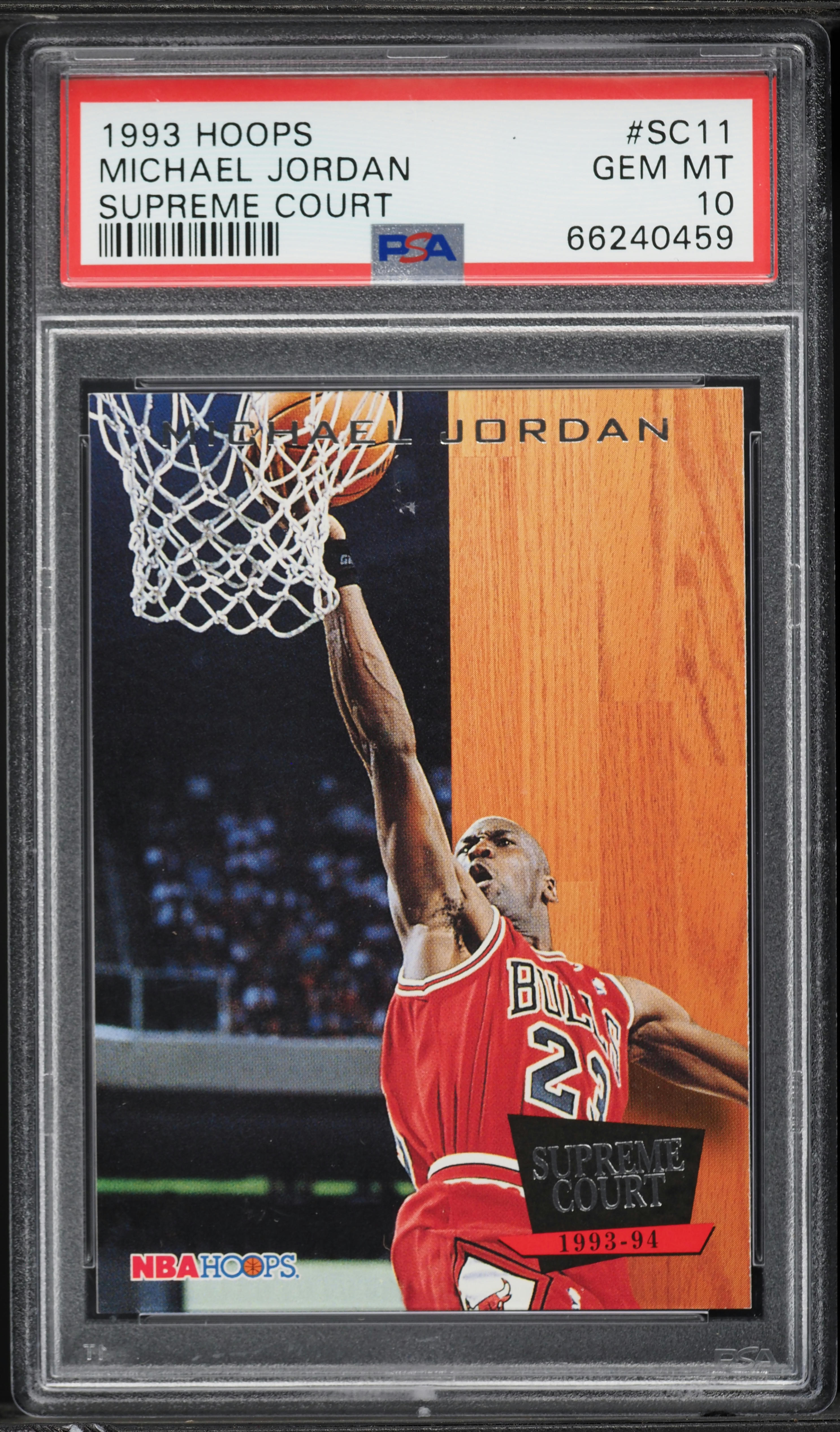 1993 Hoops Supreme Court Michael Jordan #SC11 PSA 10 GEM MINT on