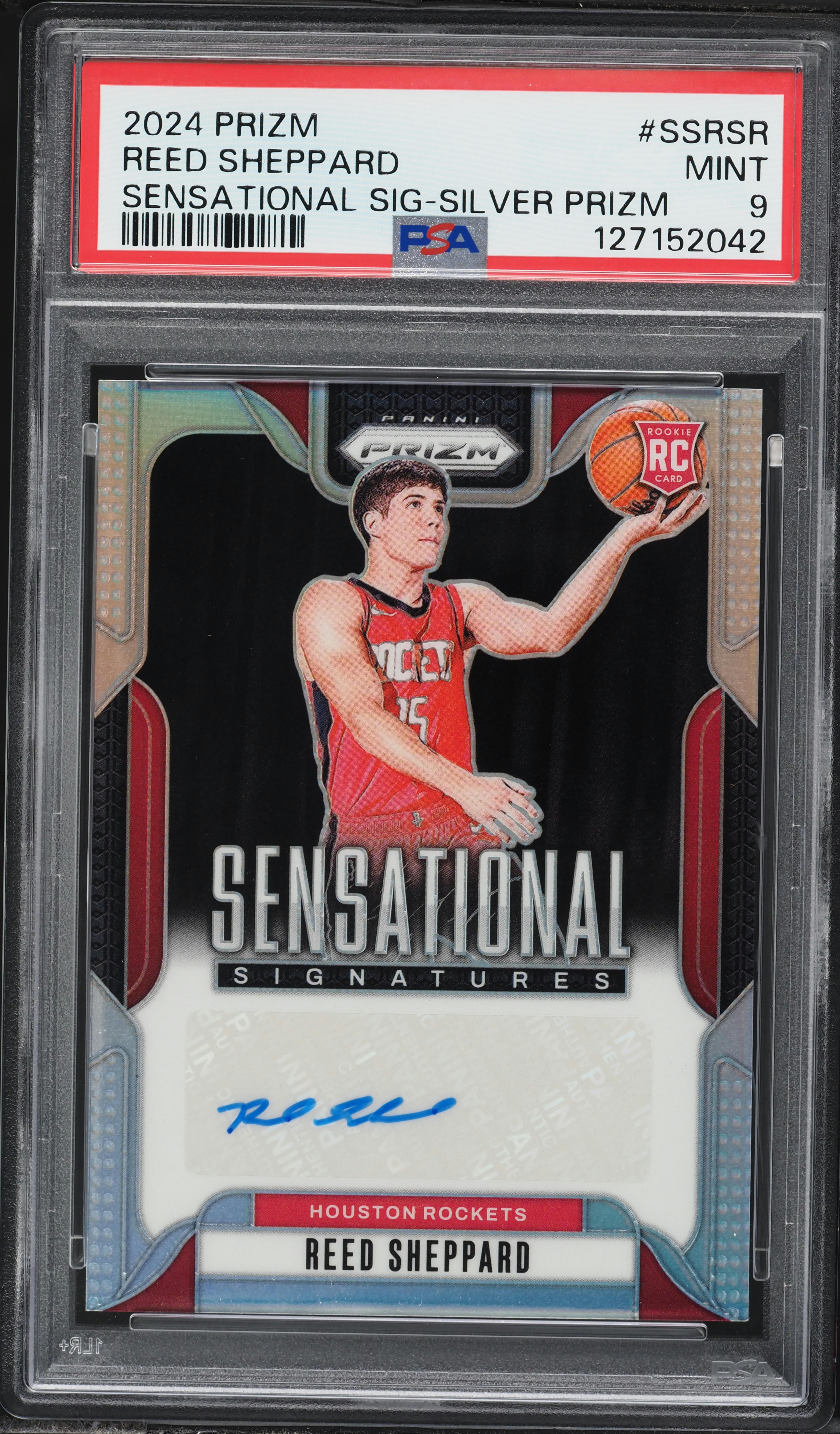 2024 Panini Prizm Sensational Signatures Silver Reed Sheppard 