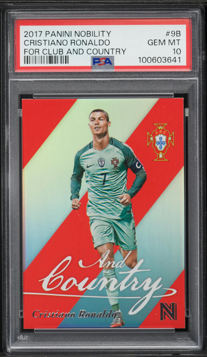 2017 Panini Nobility For Club And Country Cristiano Ronaldo 2017 Panini Nobility For Club And Country Cristiano Ronaldo