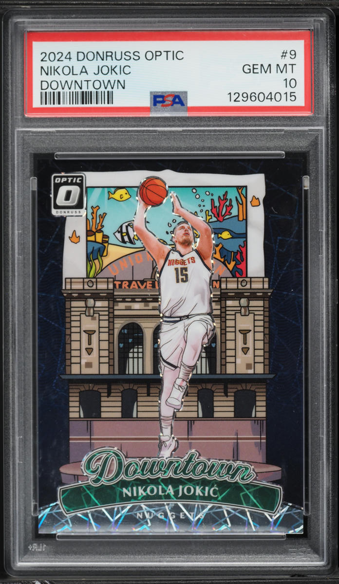 2024 Donruss Optic Downtown Nikola Jokic #9 PSA 10 GEM MINT on