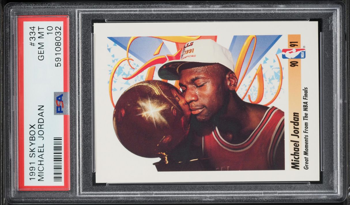 1991 Skybox Basketball Michael Jordan #334 PSA 10 GEM MINT on