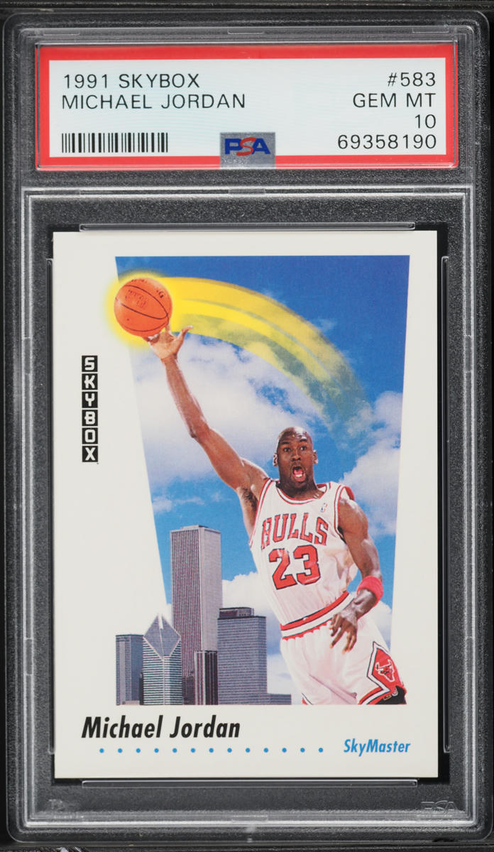1991 Skybox Basketball Michael Jordan #583 PSA 10 GEM MINT on