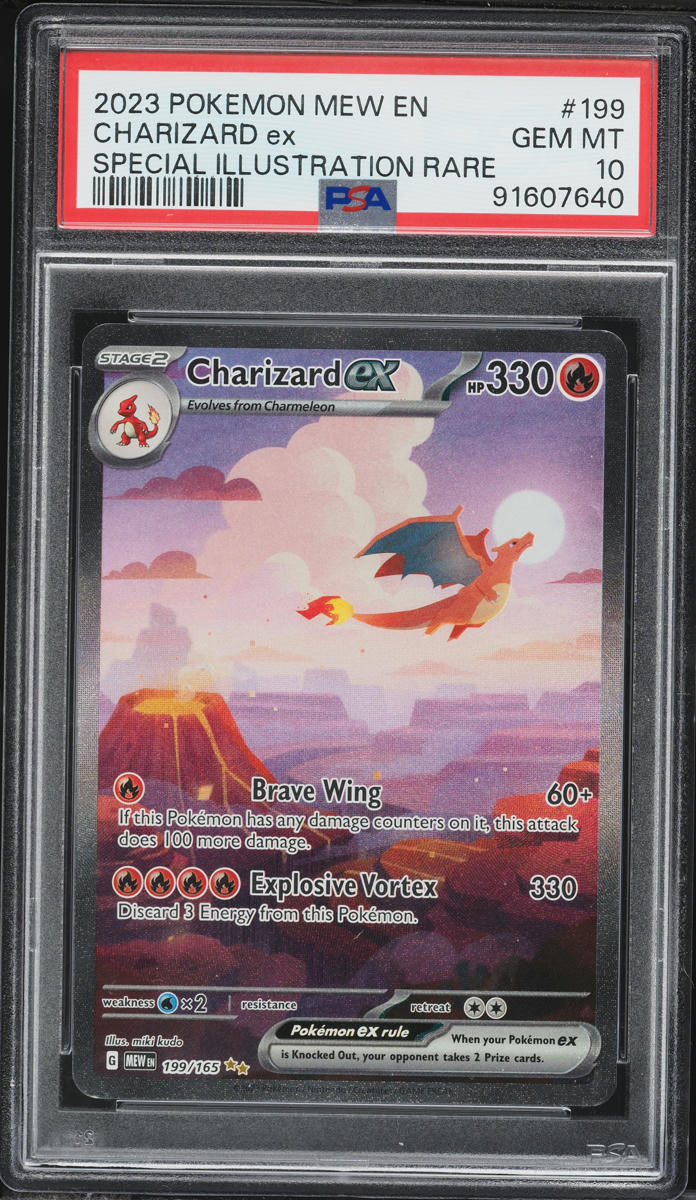 2023 Pokemon Scarlet & Violet 151 Special Illustration Rare Charizard EX #199 PSA 10 GEM MINT