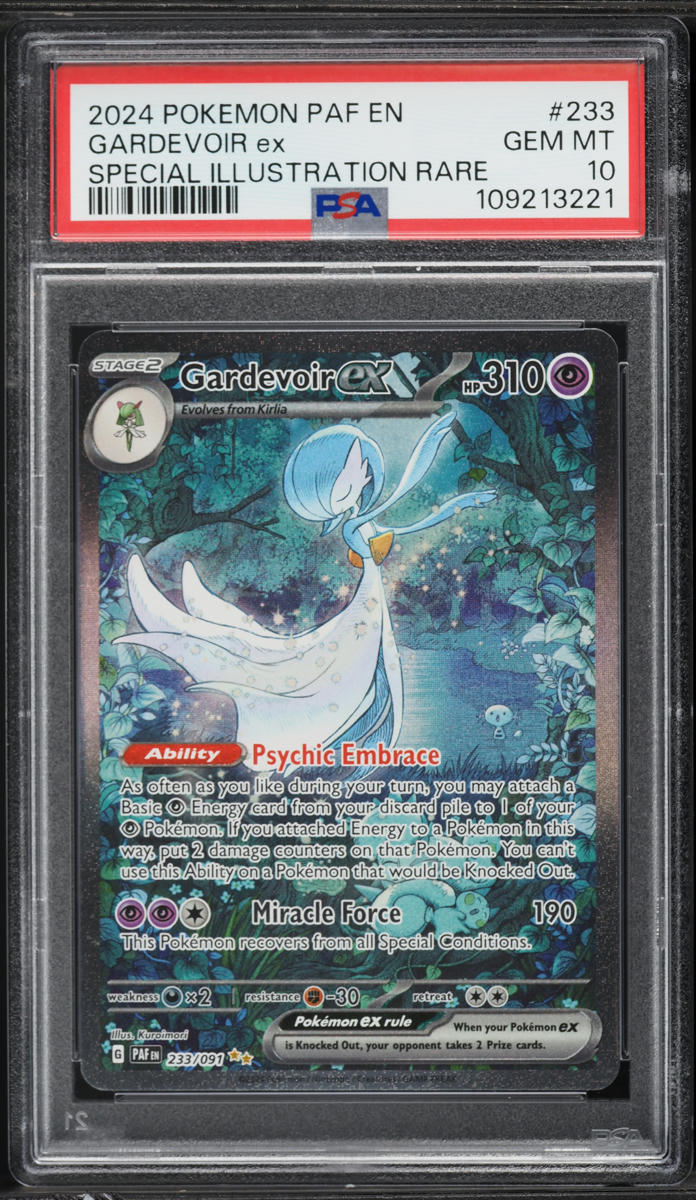 2024 Pokemon Scarlet & Violet Paldean Fates SIR Gardevoir ex #233 PSA 10 GEM MINT