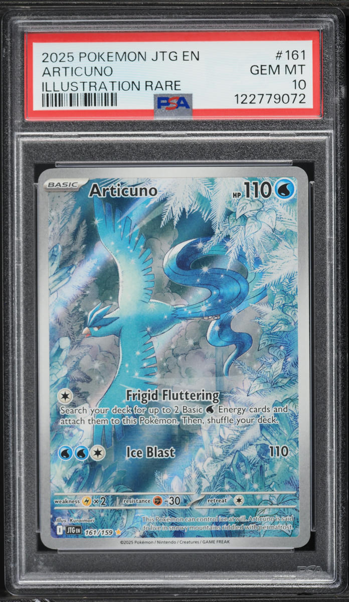 2025 Pokemon Scarlet & Violet Journey Together IR Articuno #161 PSA 10 GEM MINT