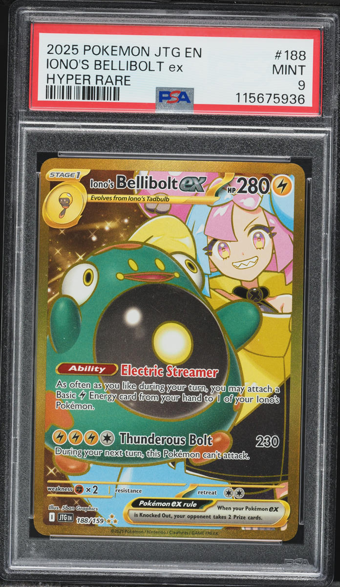 2025 Pokemon Scarlet & Violet Journey Together Gold Rare Iono's
