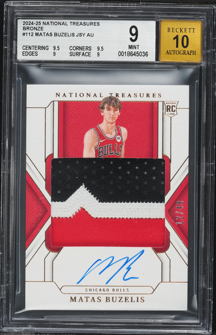 2024 Panini National Treasures Basketball Bronze Matas Buzelis #112