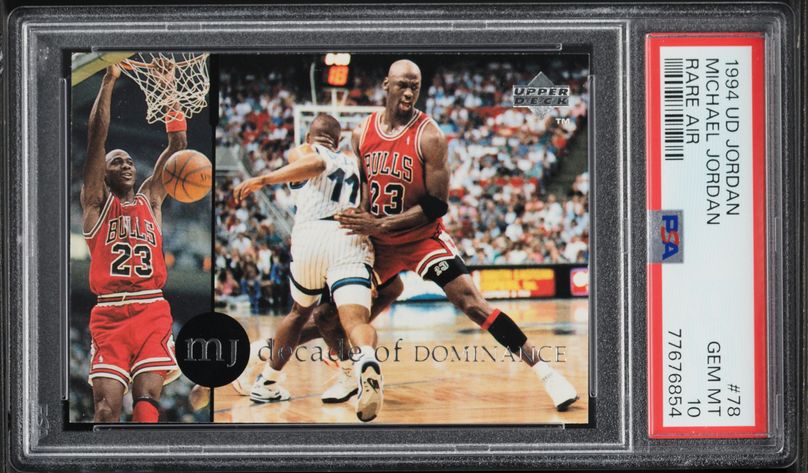 1994 Upper Deck MJ Rare Air Michael Jordan #78 PSA 10 GEM MINT on