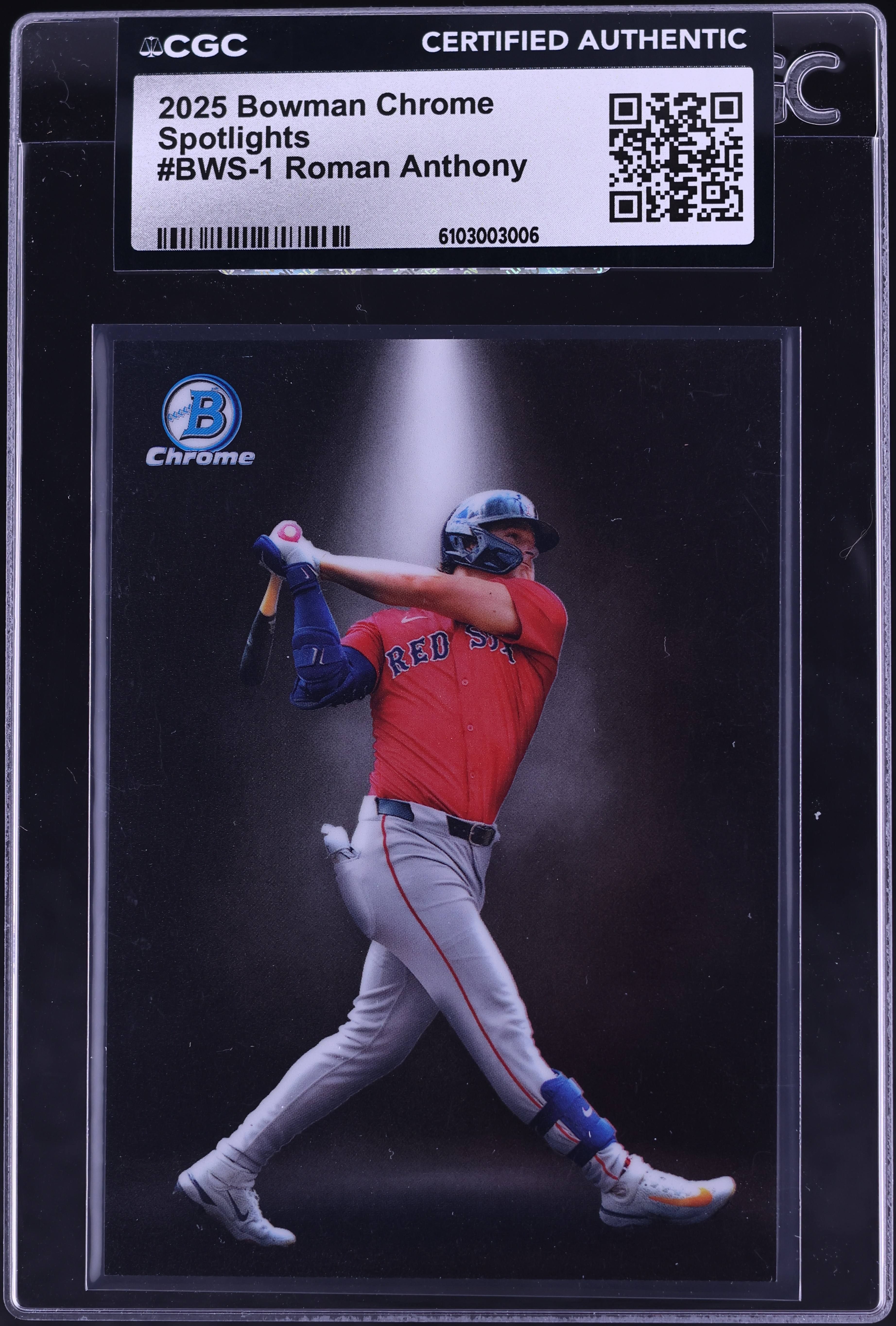 2025 Bowman Chrome Spotlights Roman Anthony ROOKIE #BWS-1 CGC AUTH 