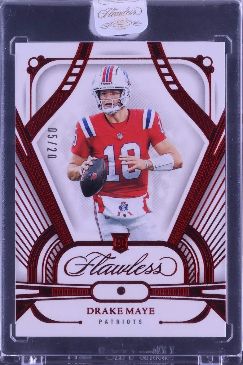 2024 Panini Flawless Drake Maye ROOKIE /20 #101 CGC AUTH