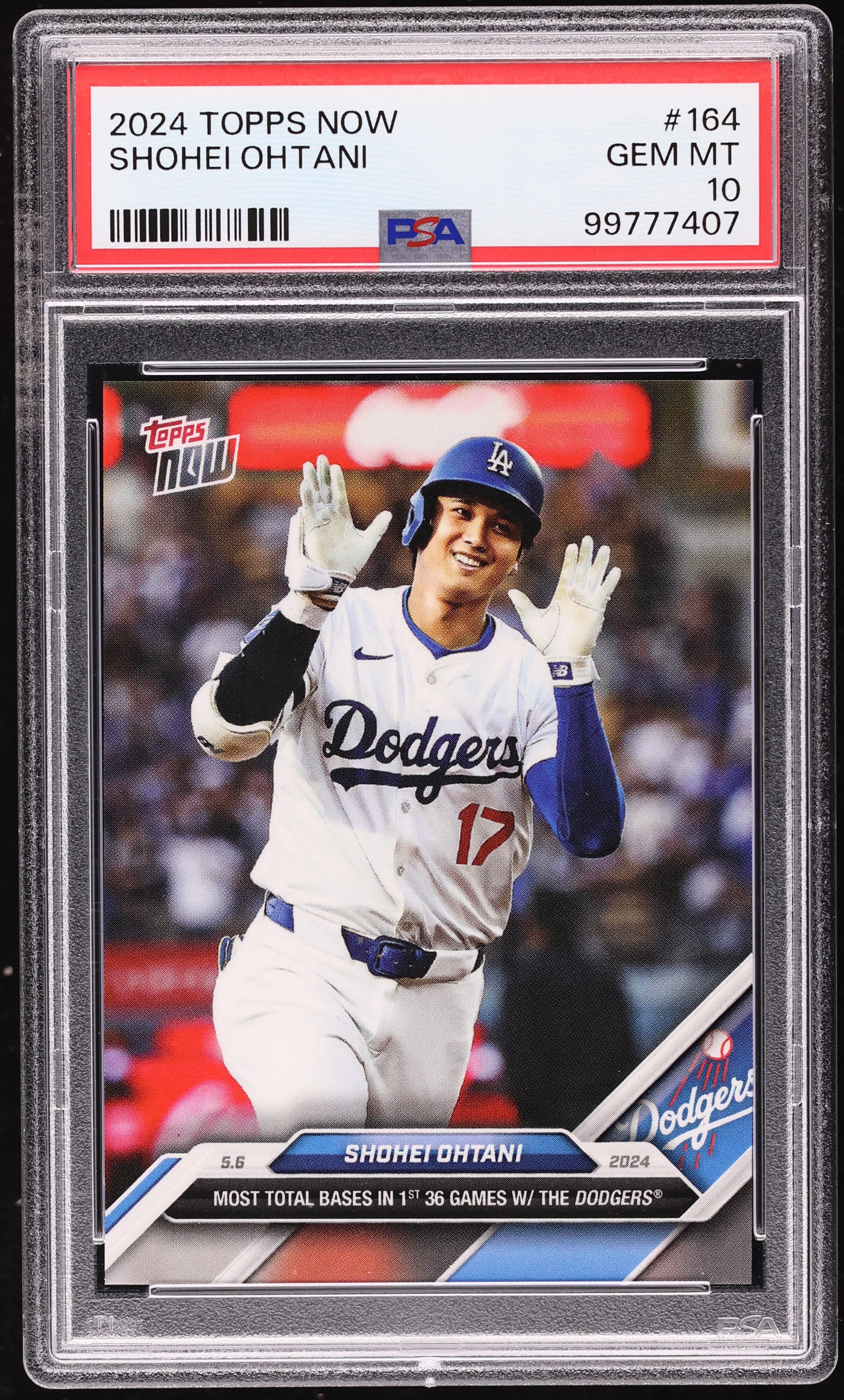 2024 Topps Now Shohei Ohtani #164 PSA 10 GEM MINT on Fanatics Collect