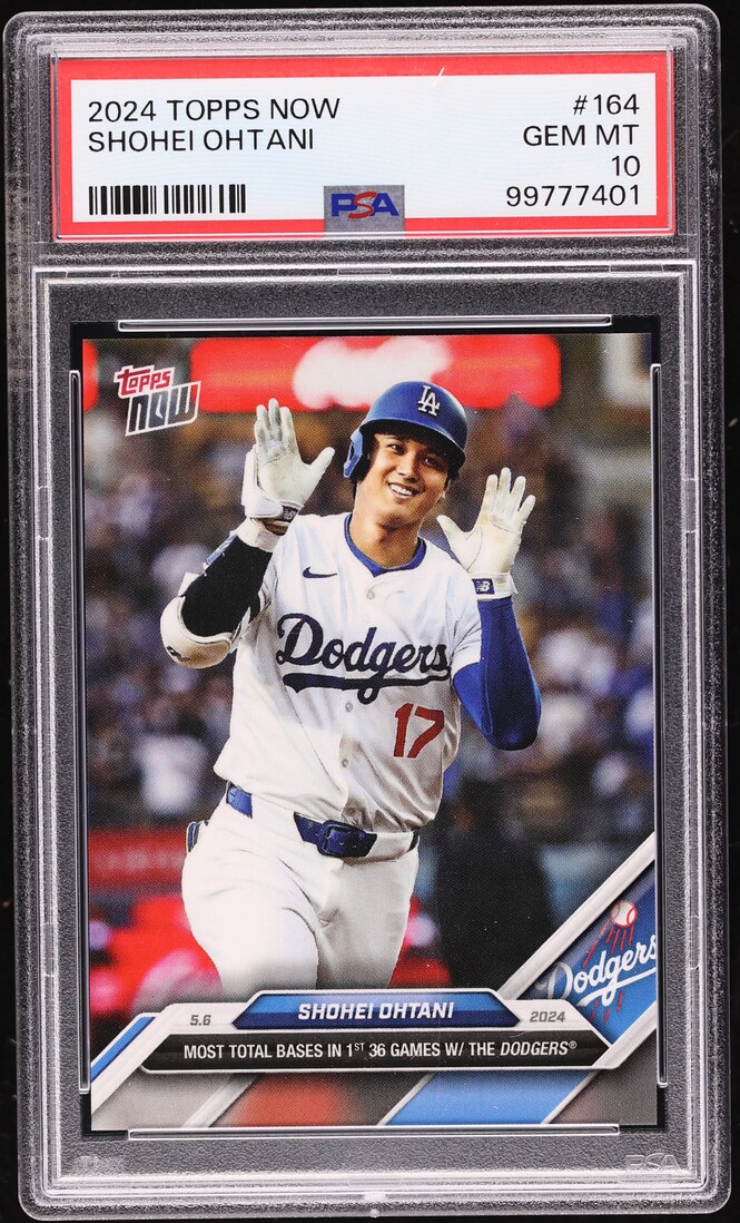2024 Topps Now Shohei Ohtani #164 PSA 10 GEM MINT on Fanatics Collect
