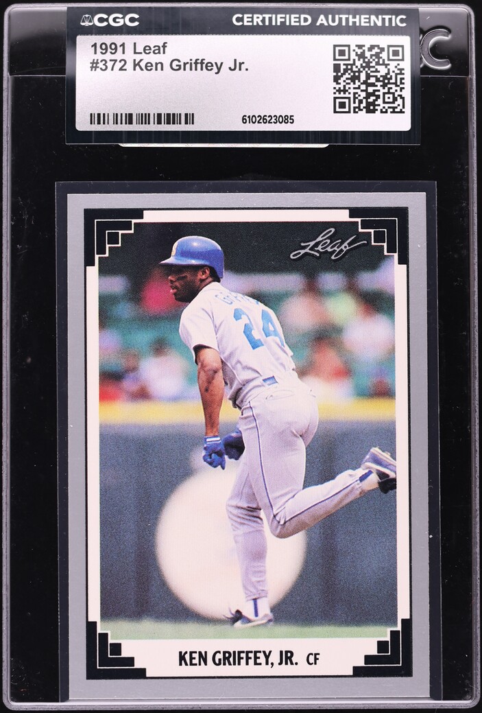 1991 Leaf Ken Griffey Jr. #372 CGC AUTH