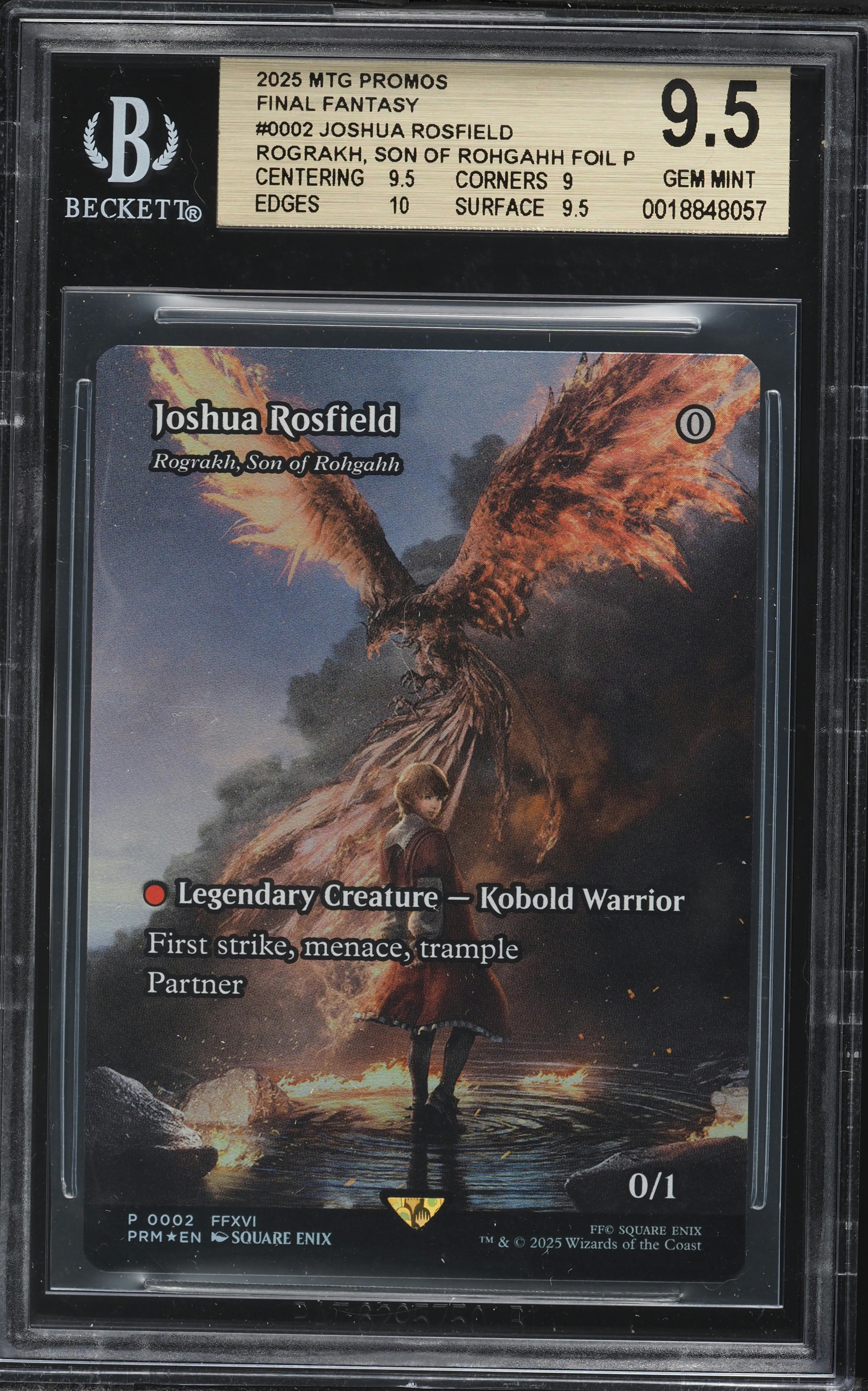 2025 MTG Final Fantasy Joshua Rosfield Rograkh Son Of Rohgahh Foil