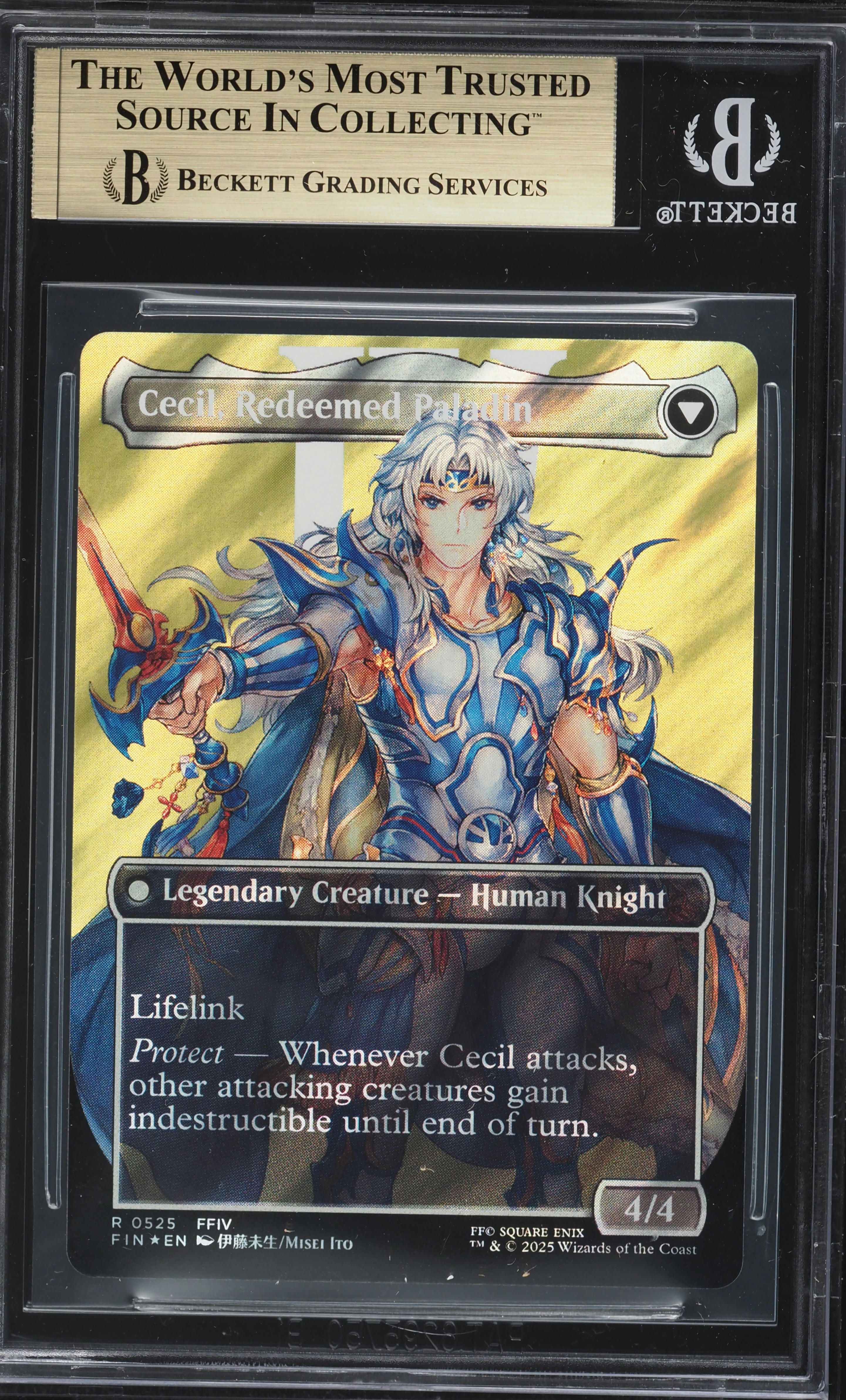 2025 MTG Final Fantasy Cecil, Dark Knight Cecil Redeemed Paladin