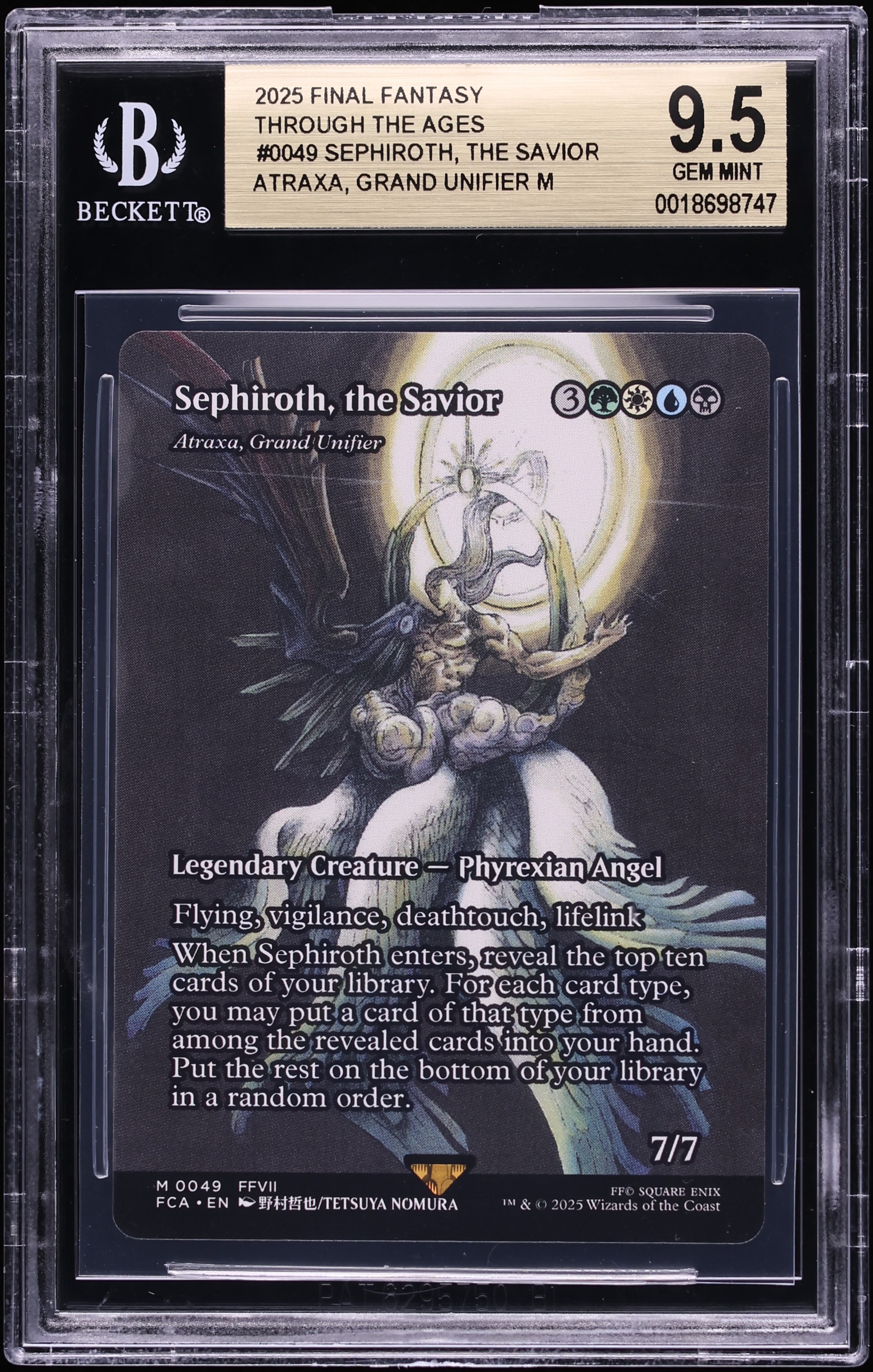 2025 MTG Final Fantasy Through The Ages Sephiroth The Savior