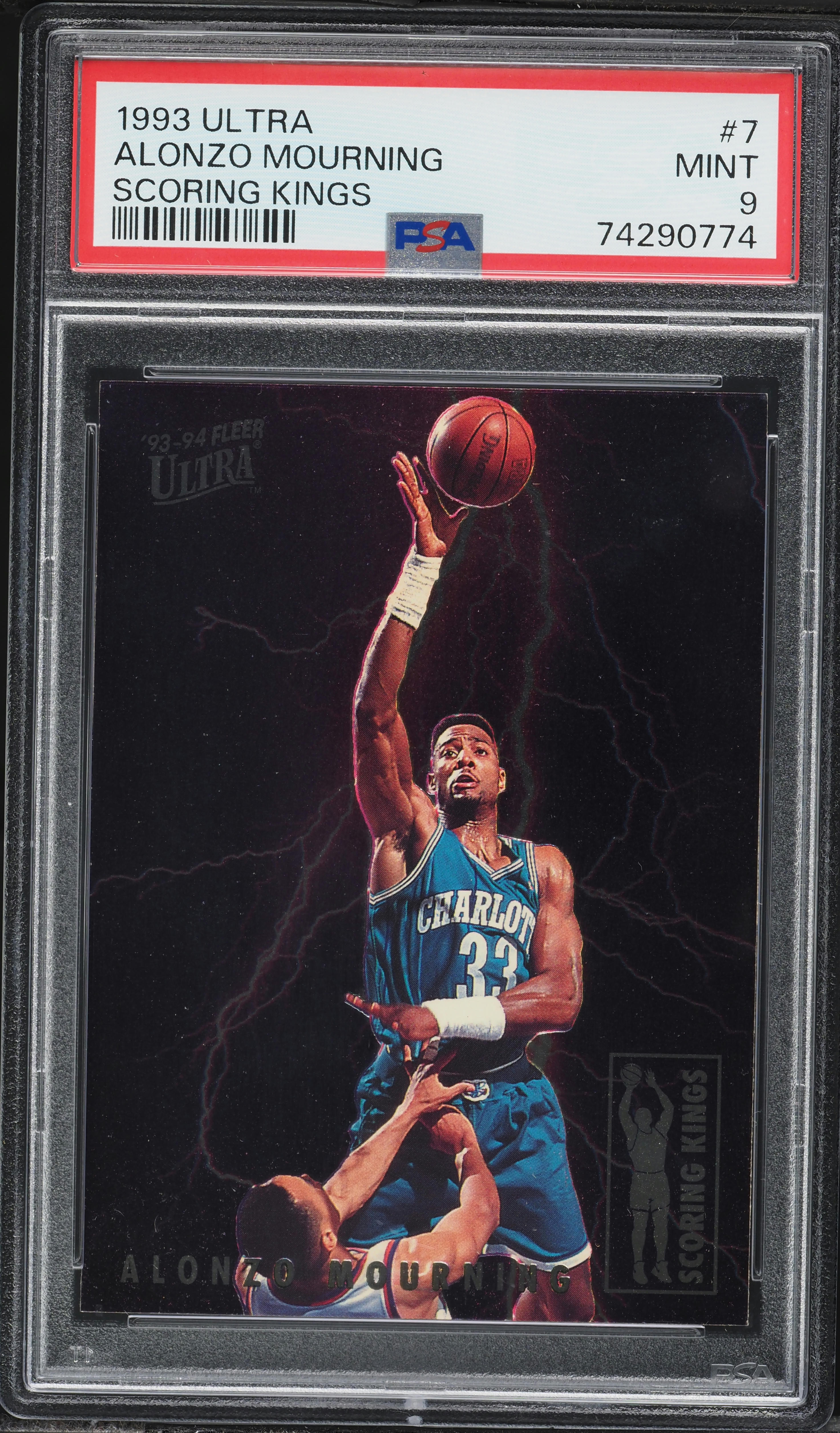 1993 Ultra Scoring Kings Alonzo Mourning #7 PSA 9 MINT on Fanatics