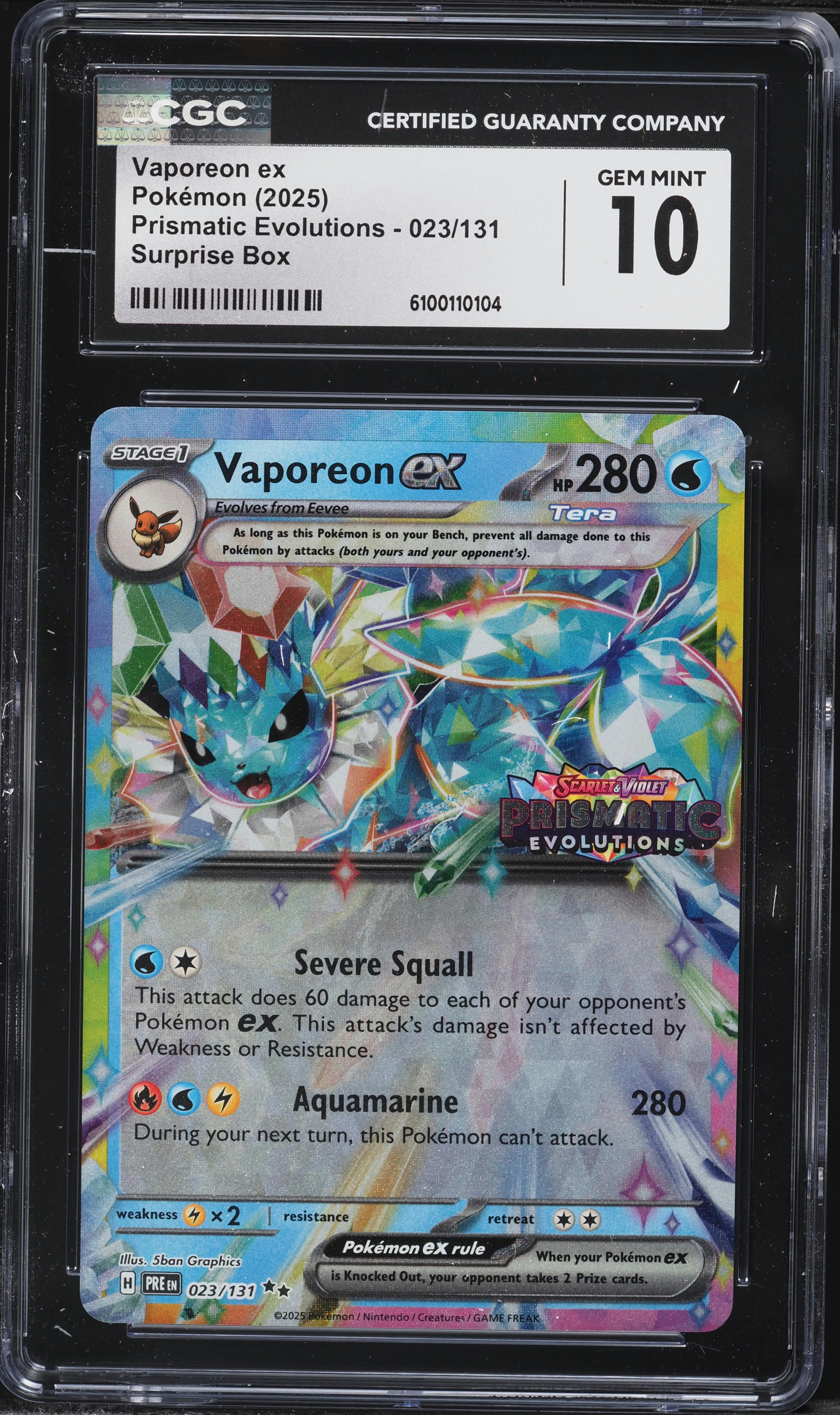 2025 Pokemon Scarlet & Violet Prismatic Evolutions Surprise Box