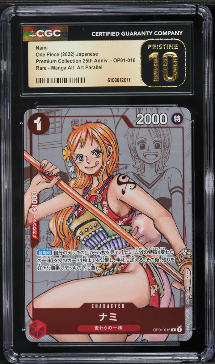 nami manga rare card List of | Buy from TCG Republic proof acrylic case PSA 10 Nami OP01-016 Manga