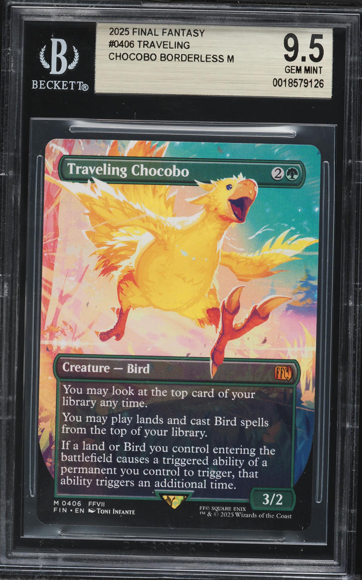 2025 Magic The Gathering MTG Final Fantasy Borderless Traveling Chocobo ...
