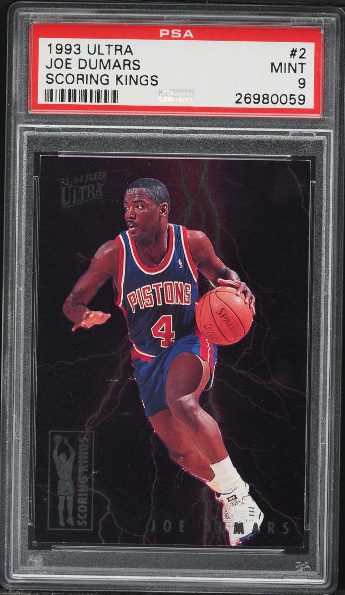 1993 Ultra Scoring Kings Joe Dumars #2 PSA 9 MINT