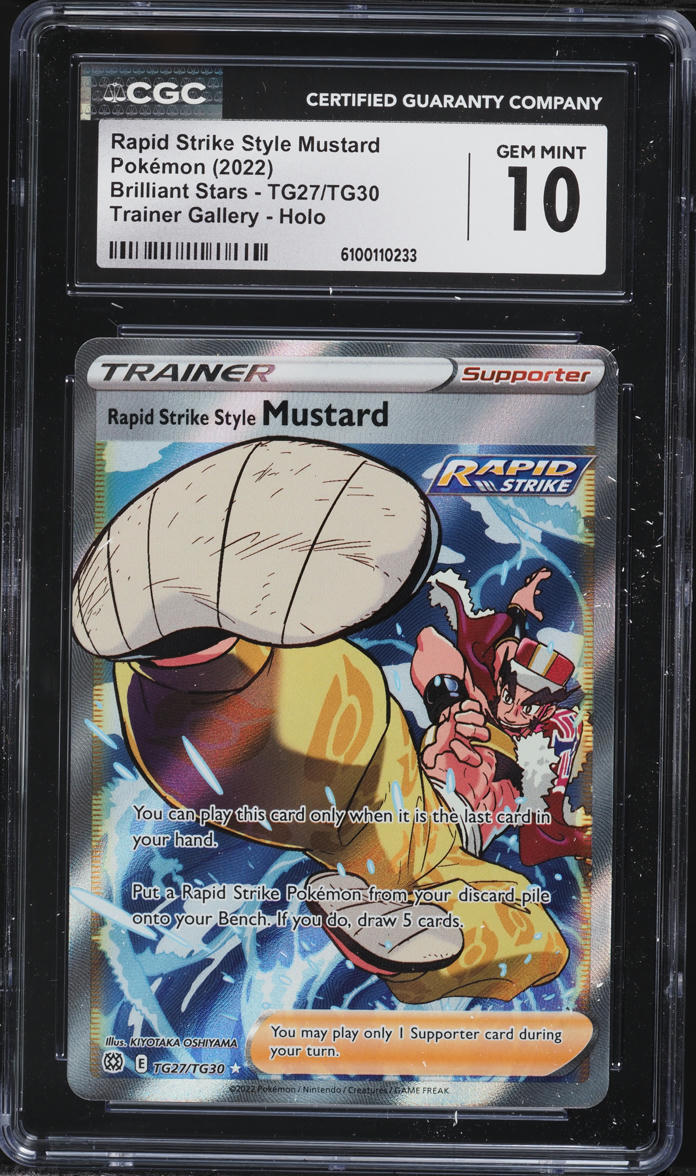 pokemon cards gardevoir Pokemon Card Brilliant Stars TG27/TG30 Rapid Strike Style Mustard Full –  Brokenvase Games main image 1
