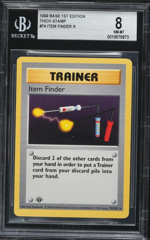 1999 Pokemon Base Set Shadowless 1st Edition Thick Stamp Holo Charizard #4  BGS 9 on Fanatics Collect