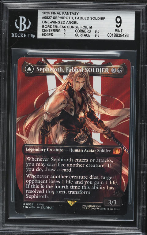 2025 MTG Final Fantasy Sephiroth Fabled Soldier Sephiroth One