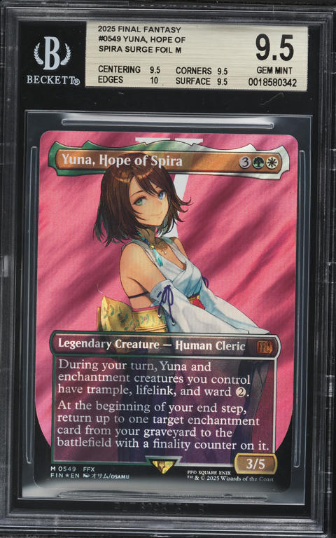 2025 Magic The Gathering MTG Final Fantasy Surge Foil Yuna, Hope