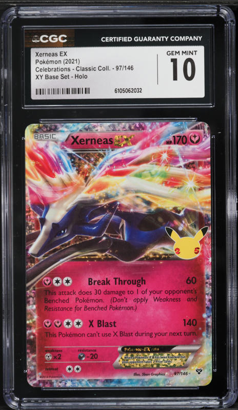 2021 Pokemon Japanese 25th Anniversary Promo Holo Xerneas EX #23