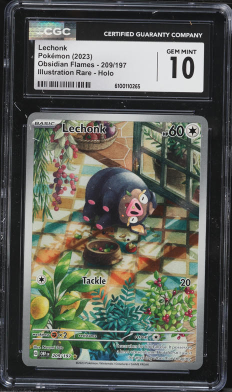 2024 Pokemon SV Paldean Fates Holo Shiny Lechonk #207 CGC 10 GEM MINT on  Fanatics Collect