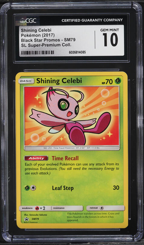 2002 Pokemon Neo Destiny Holo Shining Celebi #106 CGC 8 NM-MT on Fanatics  Collect