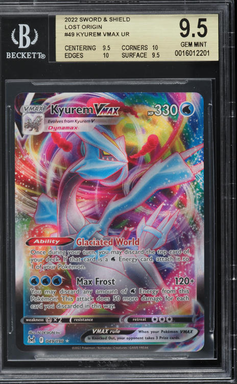 kyurem vmax pokemon card value Pokmon TCG Kyurem VMAX Lost Origin 049/196 Regular Ultra Rare L3