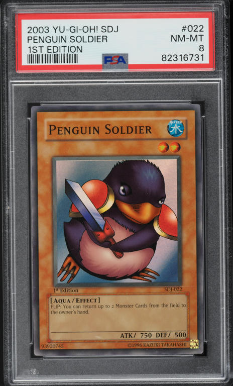 yugioh card penguin soldier Yu-Gi-Oh BC-72 Super Rare MINT Japanese h374 Oh English Collectible Trading Cards Game  AUCTION POST  Penguin