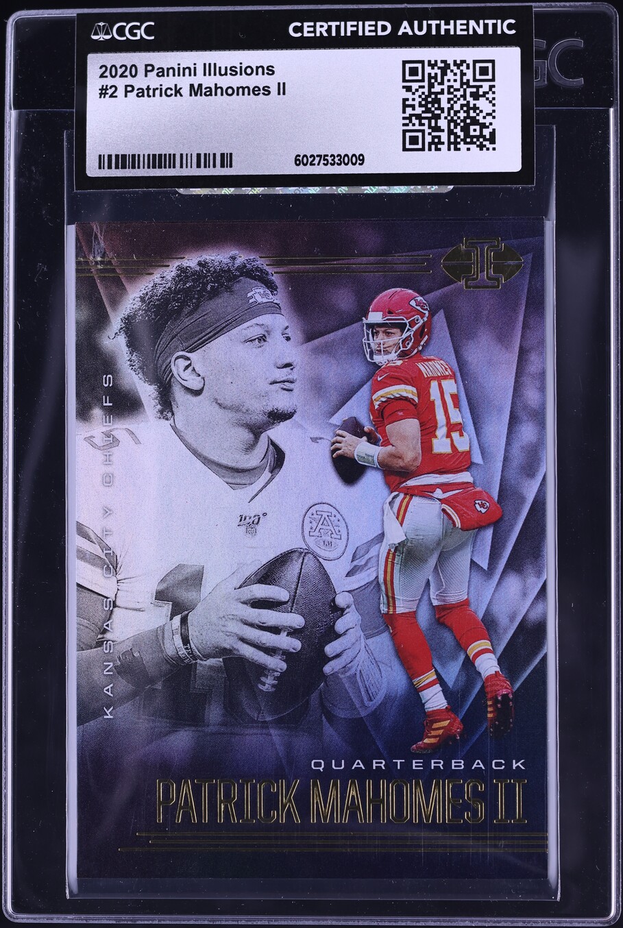 2020 Panini Illusions Patrick Mahomes II #2 CGC AUTH