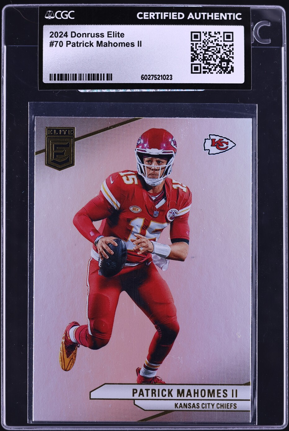 2024 Donruss Elite Patrick Mahomes II #70 CGC AUTH